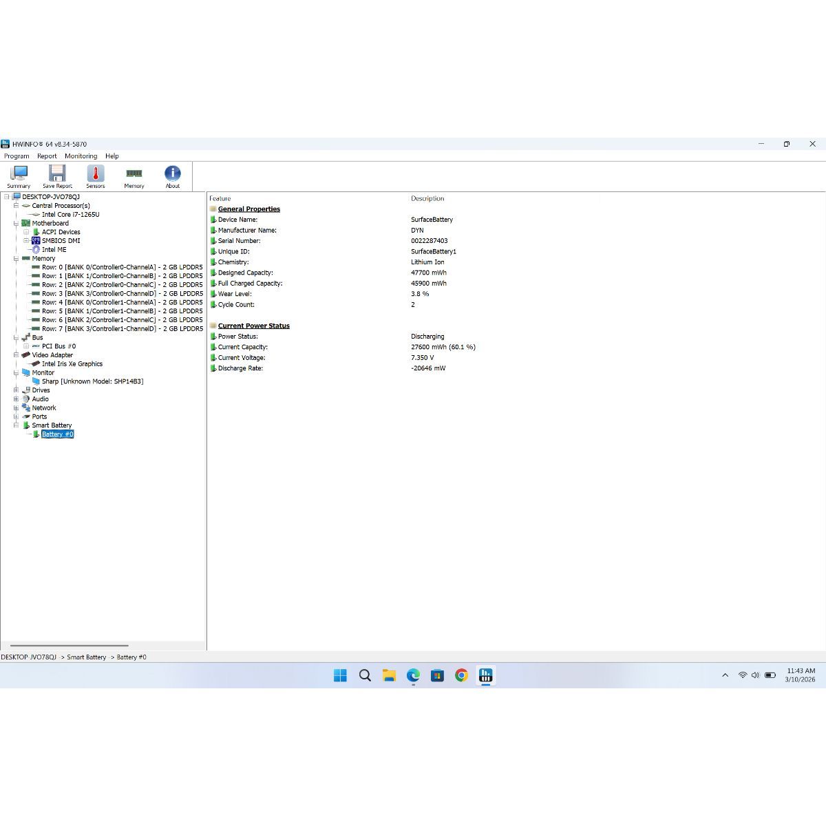 Microsoft Surface Laptop 5 13.5" Touch, i7-1265U, 16GB, 256GB SSD - Photo 9